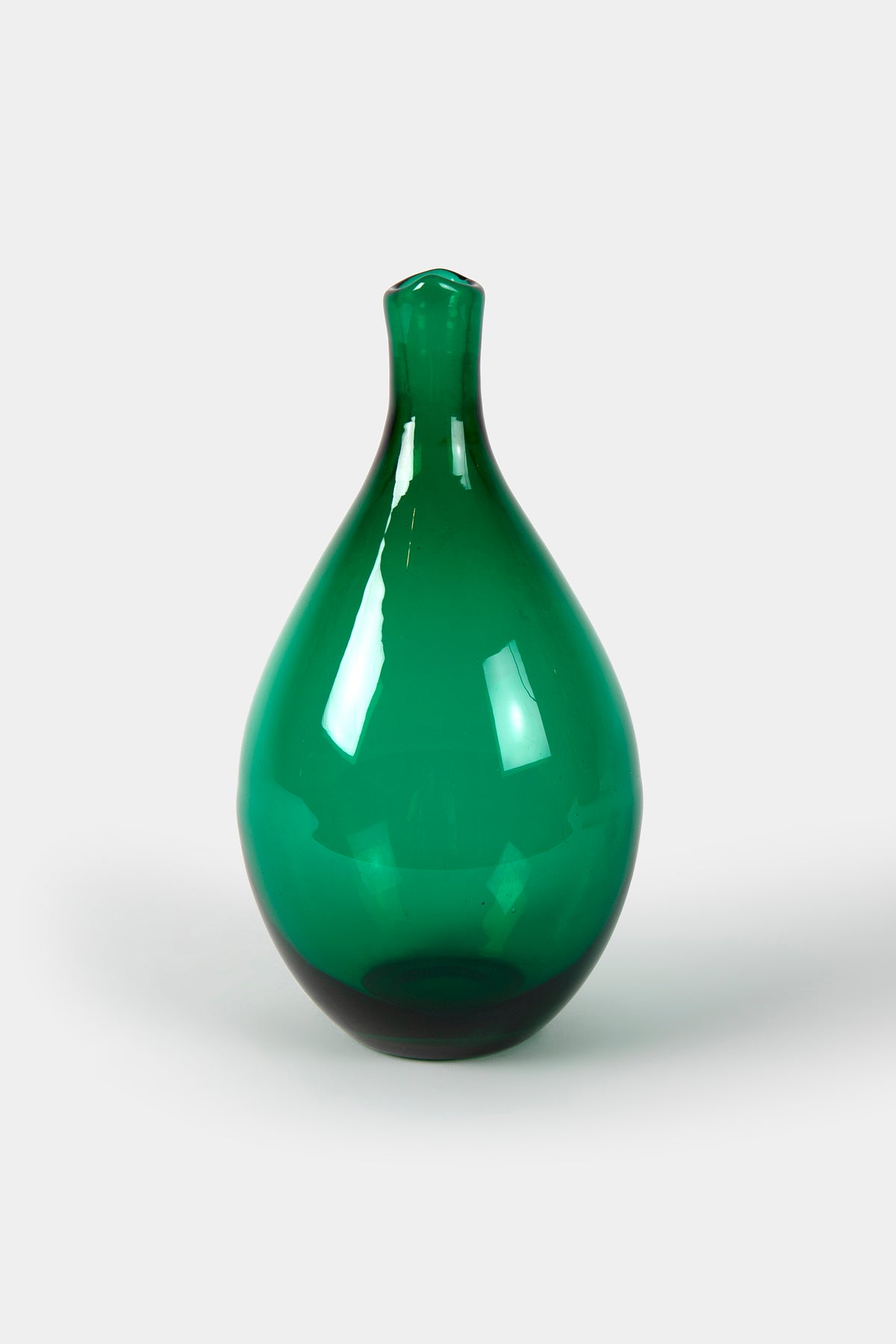 Monica Bratt, Reijmyre Glasbruk, Grüne Vase, Schweden, 50er