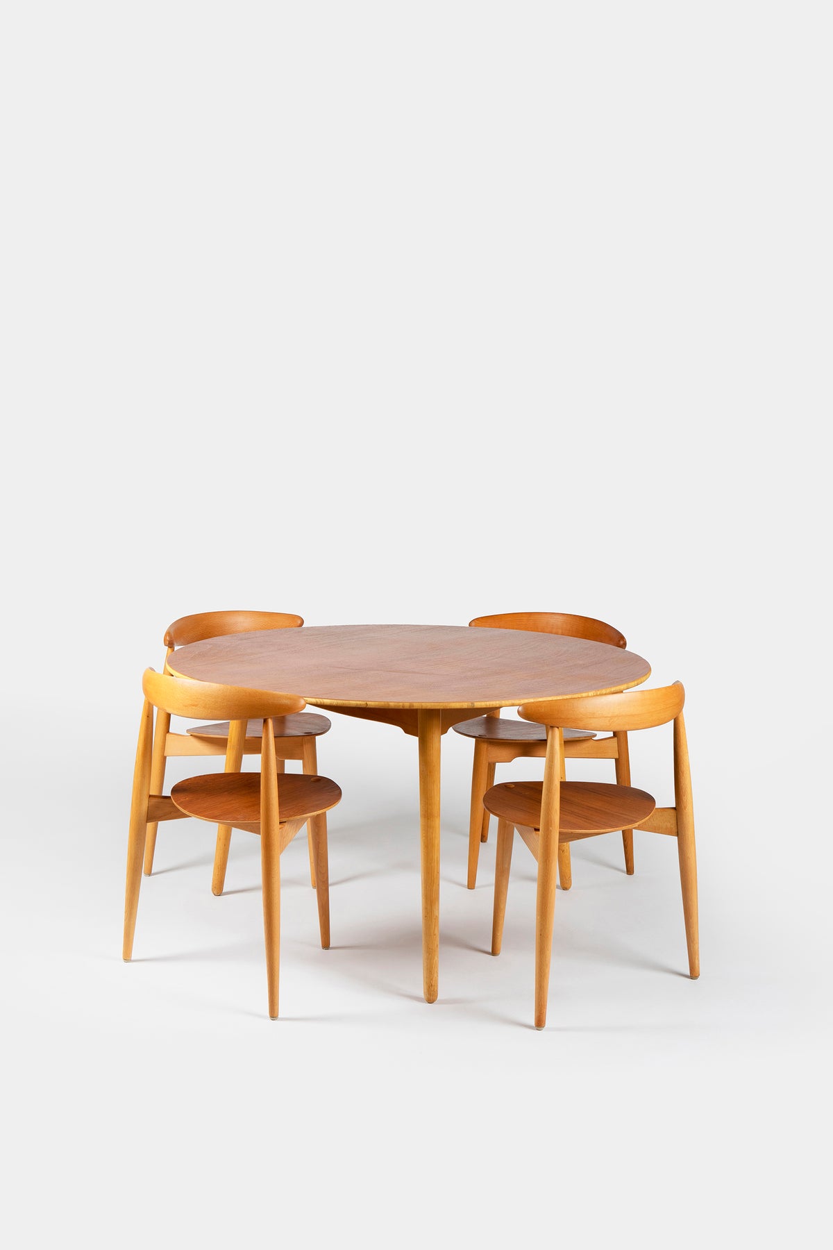 Hans Wegner, Essgruppe "Heart Group", Fritz Hansen, 50er
