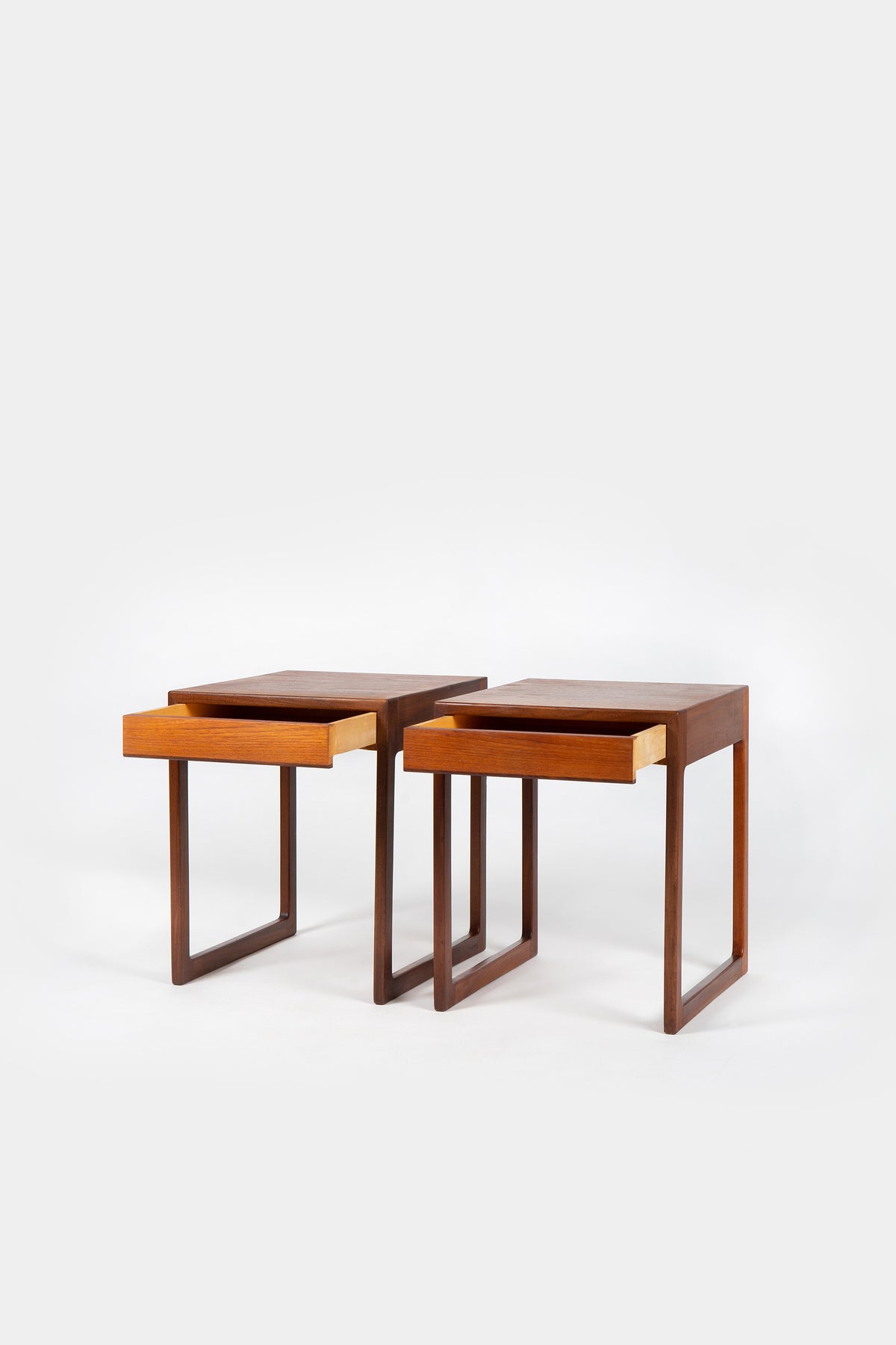 2 Nachttischchen, Dänemark, 60er