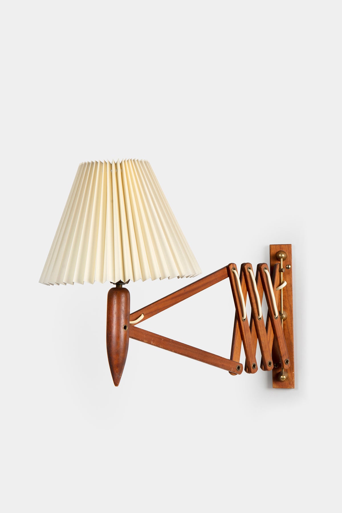 Le Klint scissors Wand Lampe, Erik Hansen, Dänemark, 50er
