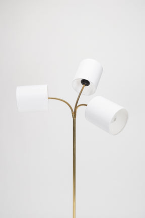 Floor Lamp, Brass, France, 50s