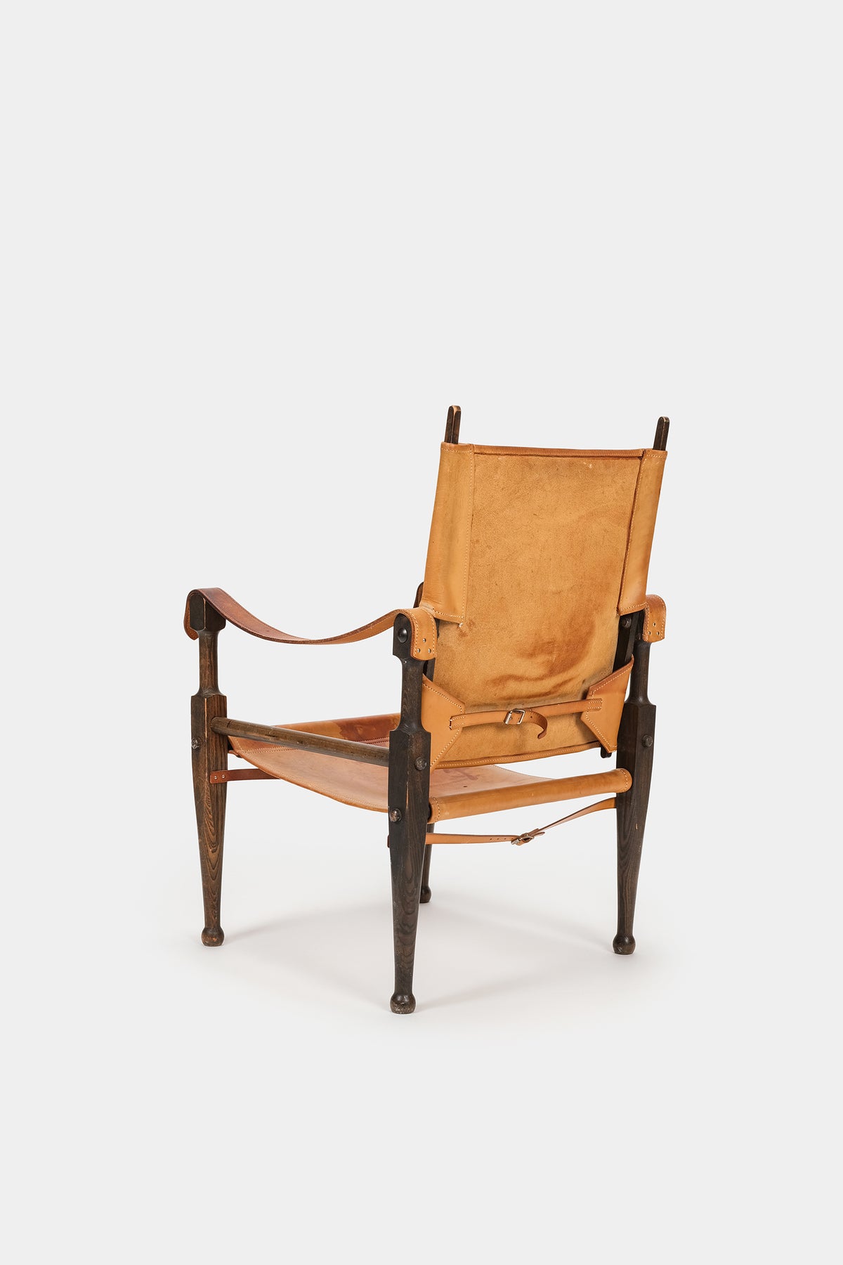 Wilhelm Kienzle, Safari Chair, Leder, 50er