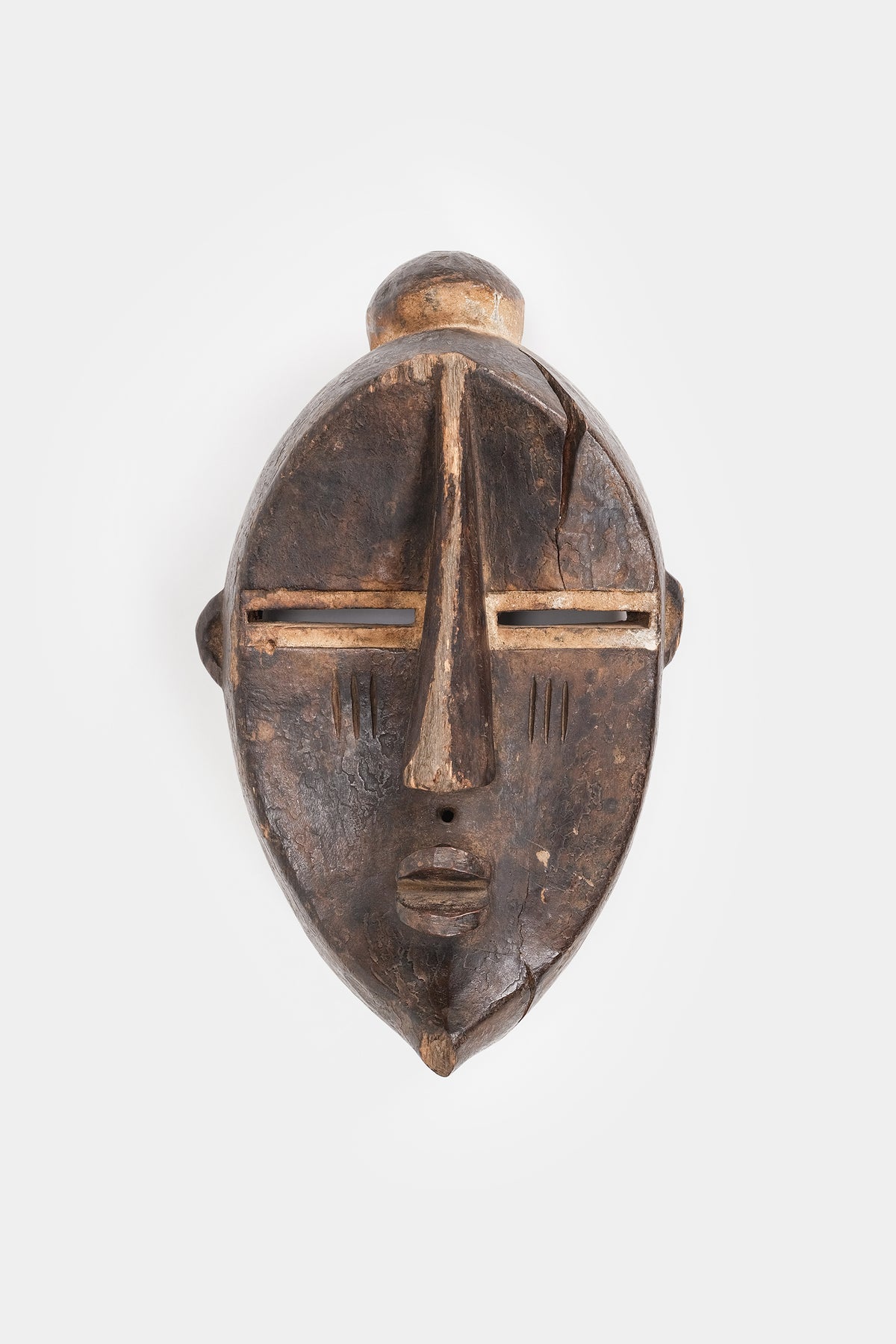 Female Wooden Mask of the Lwalwa tribe, Congo