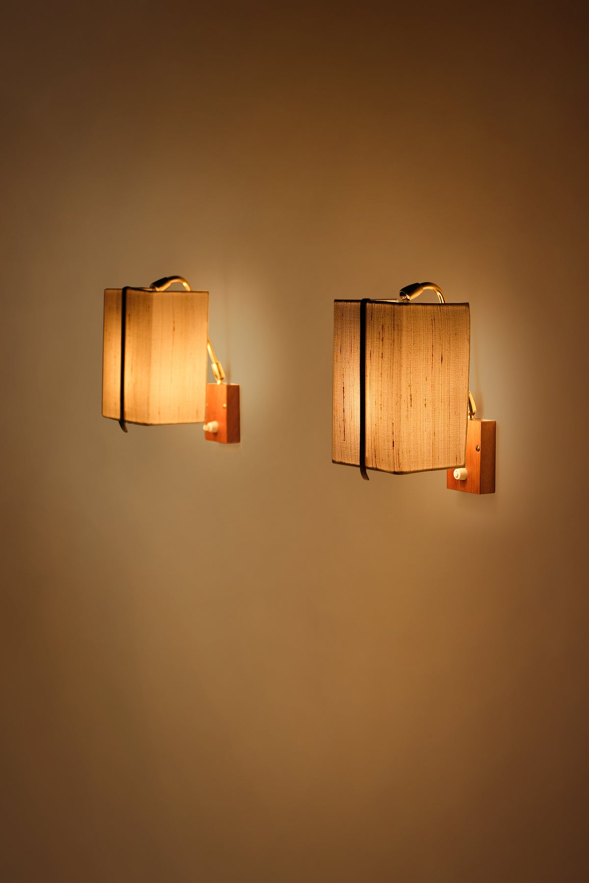 Pair of Wall Lamps, Adjustable, 60s