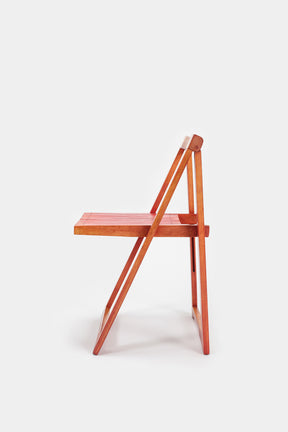 Aldo Jacober, 4 Folding Chairs, Alberto Bazzani, Italy, 70s