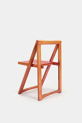 Aldo Jacober, 4 Folding Chairs, Alberto Bazzani, Italy, 70s