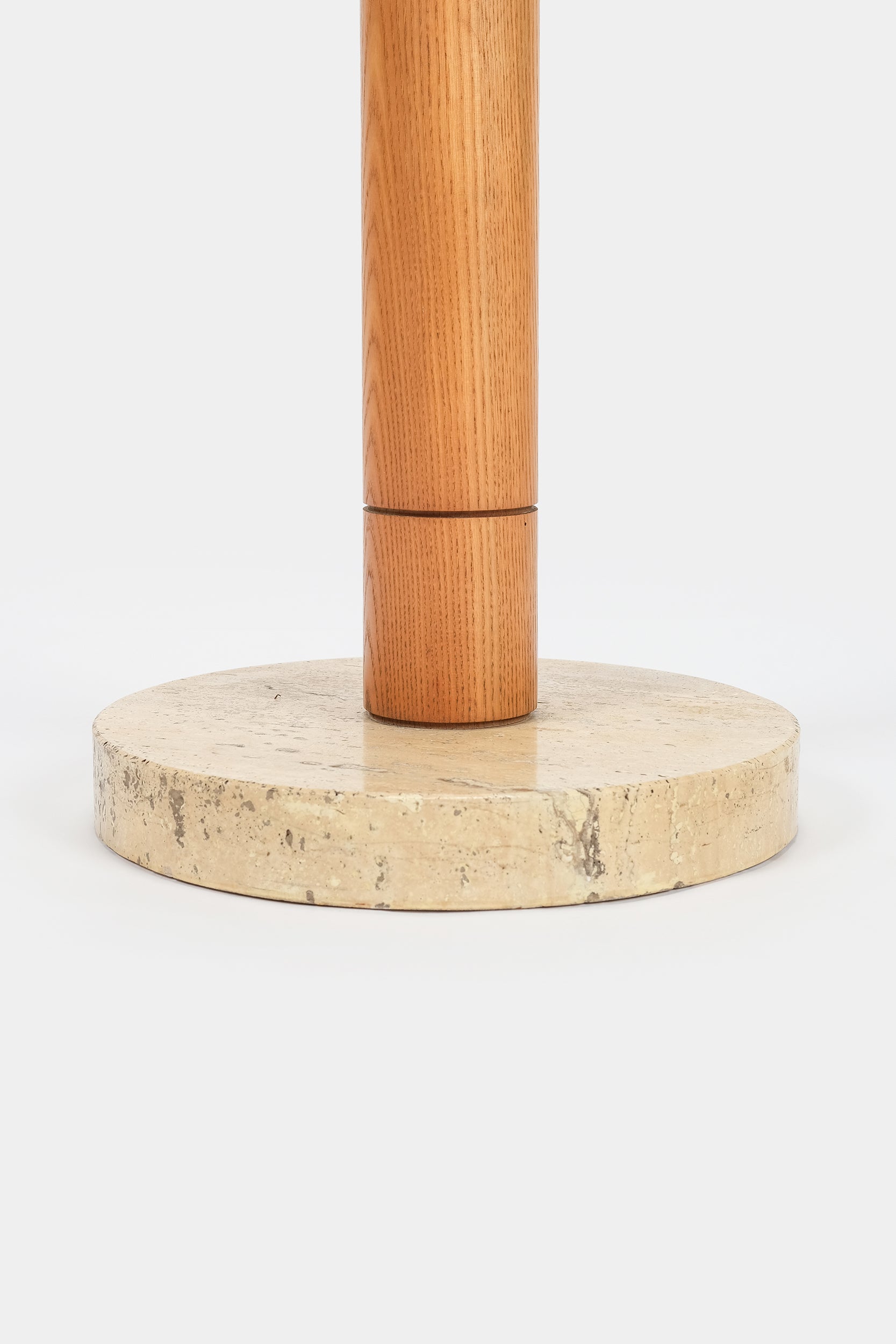 Ettore Sotsass, Coat Stand, Ashwood with Tavertin Foot, 70s