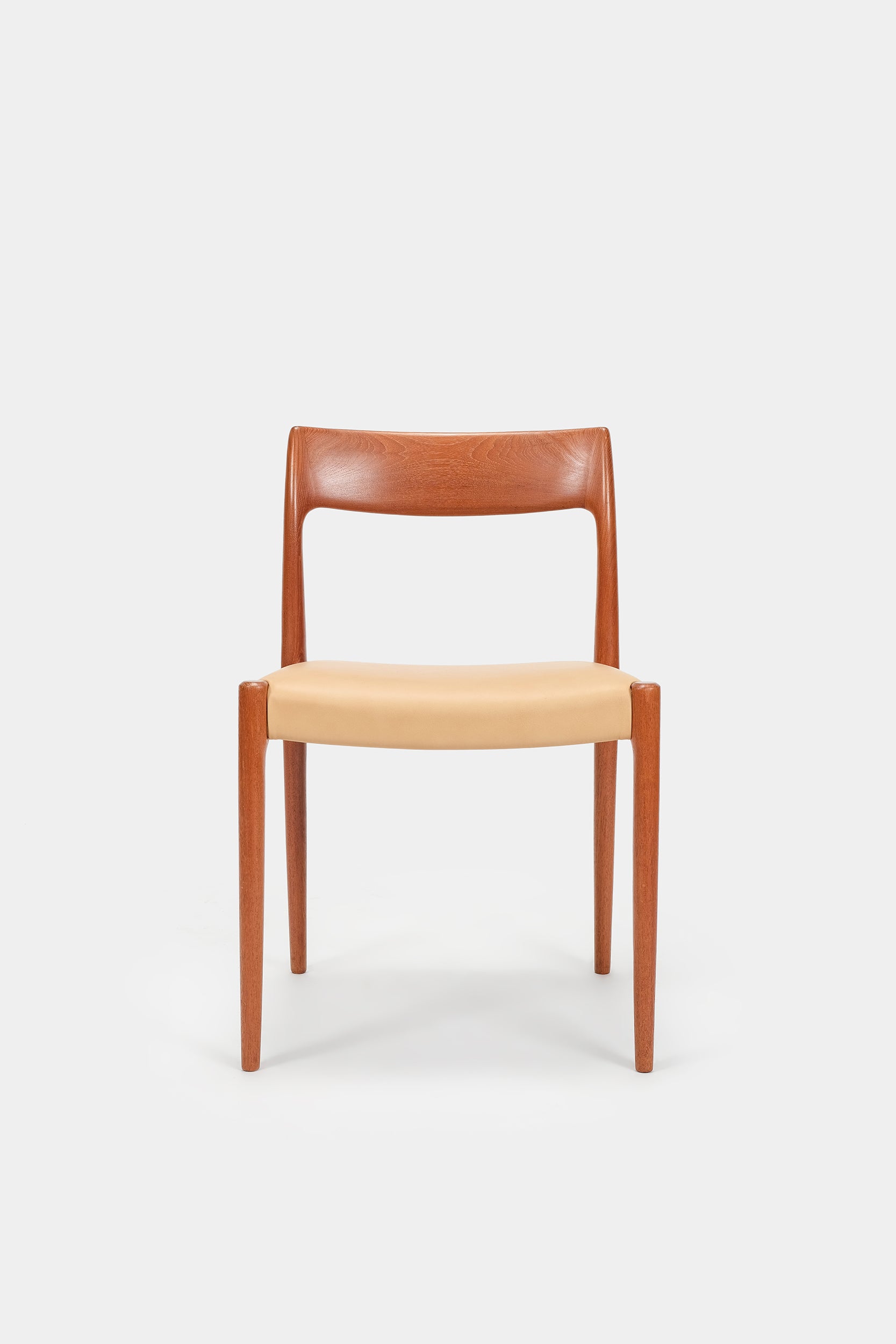 Nils Otto Moeller, 4 Chairs Model 77, Denmark, 60s