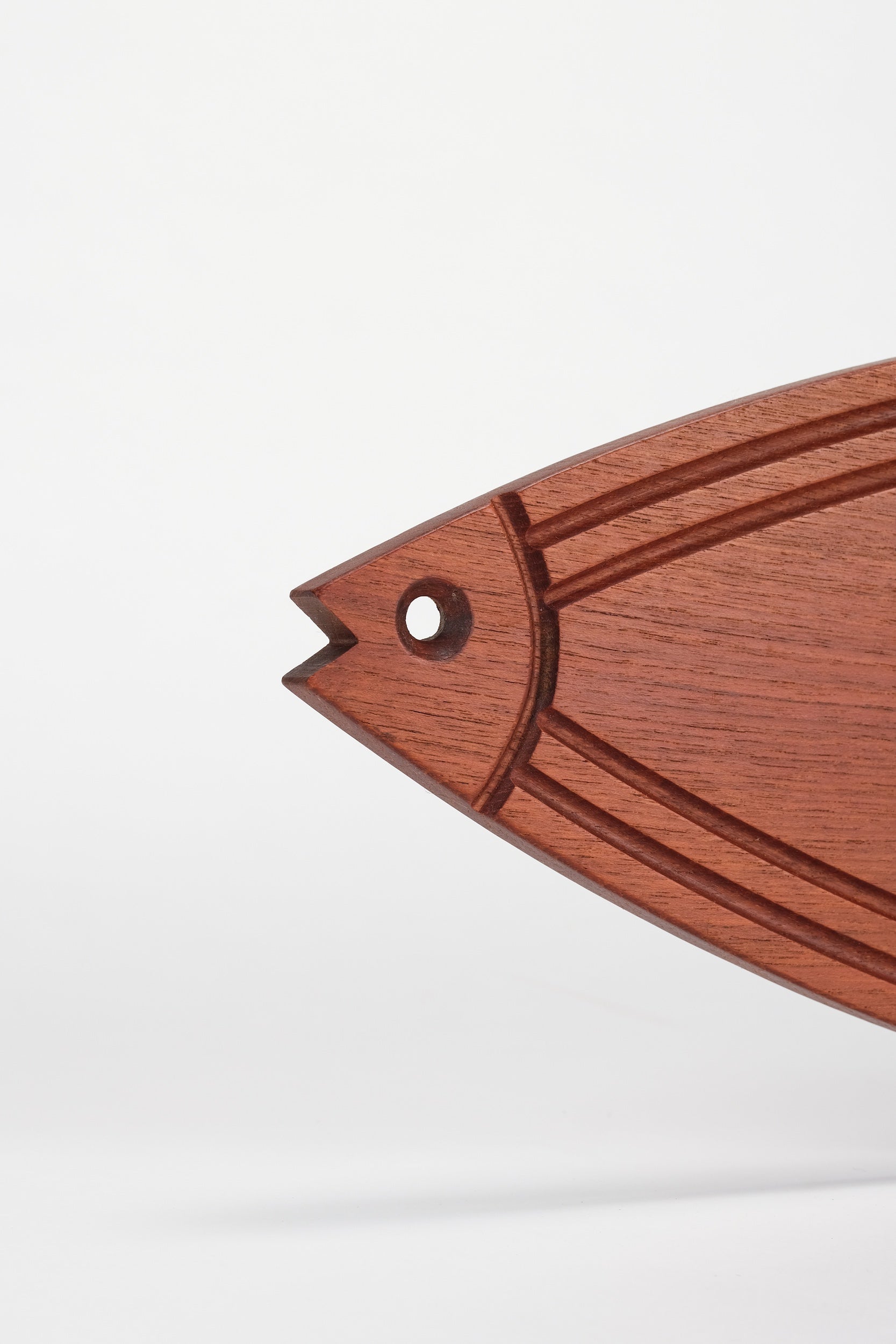 Cutting Board shaped like a Fish, Teak, Denmark, 60s