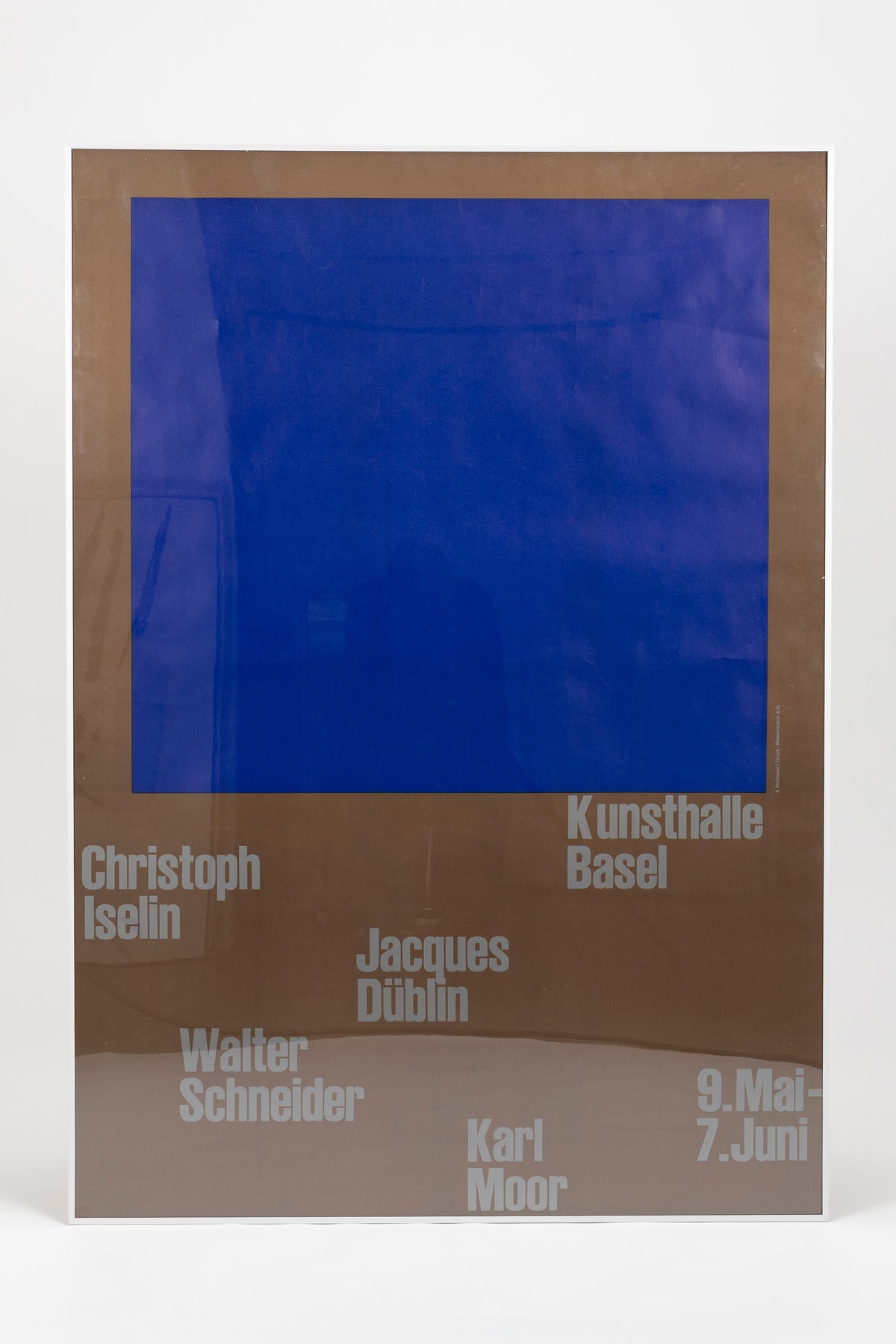 Armin Hoffmann, Wassermann AG Basel, Plakat Kunsthalle Basel, Offset, Schweiz, 60er