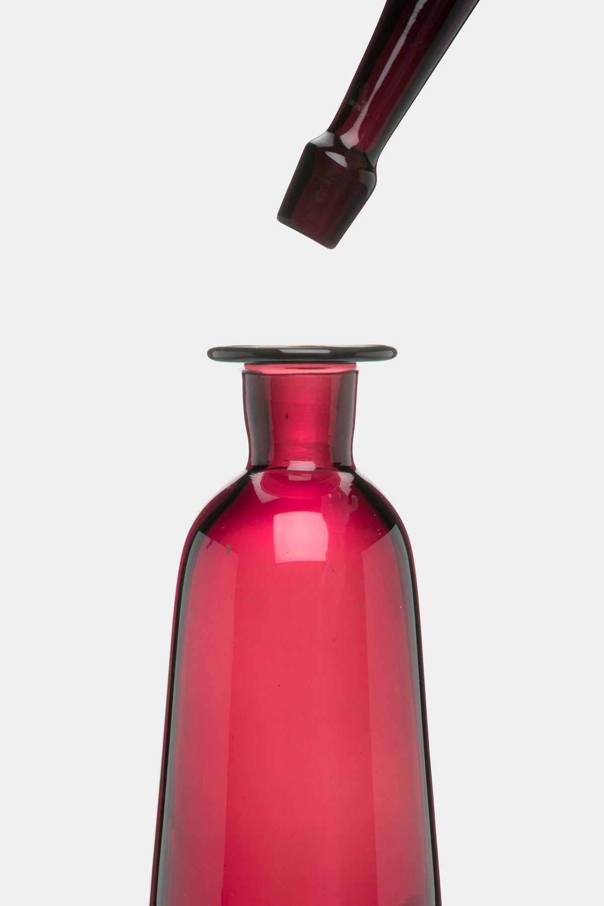 Mundgeblasener Murano Decanter, 60er