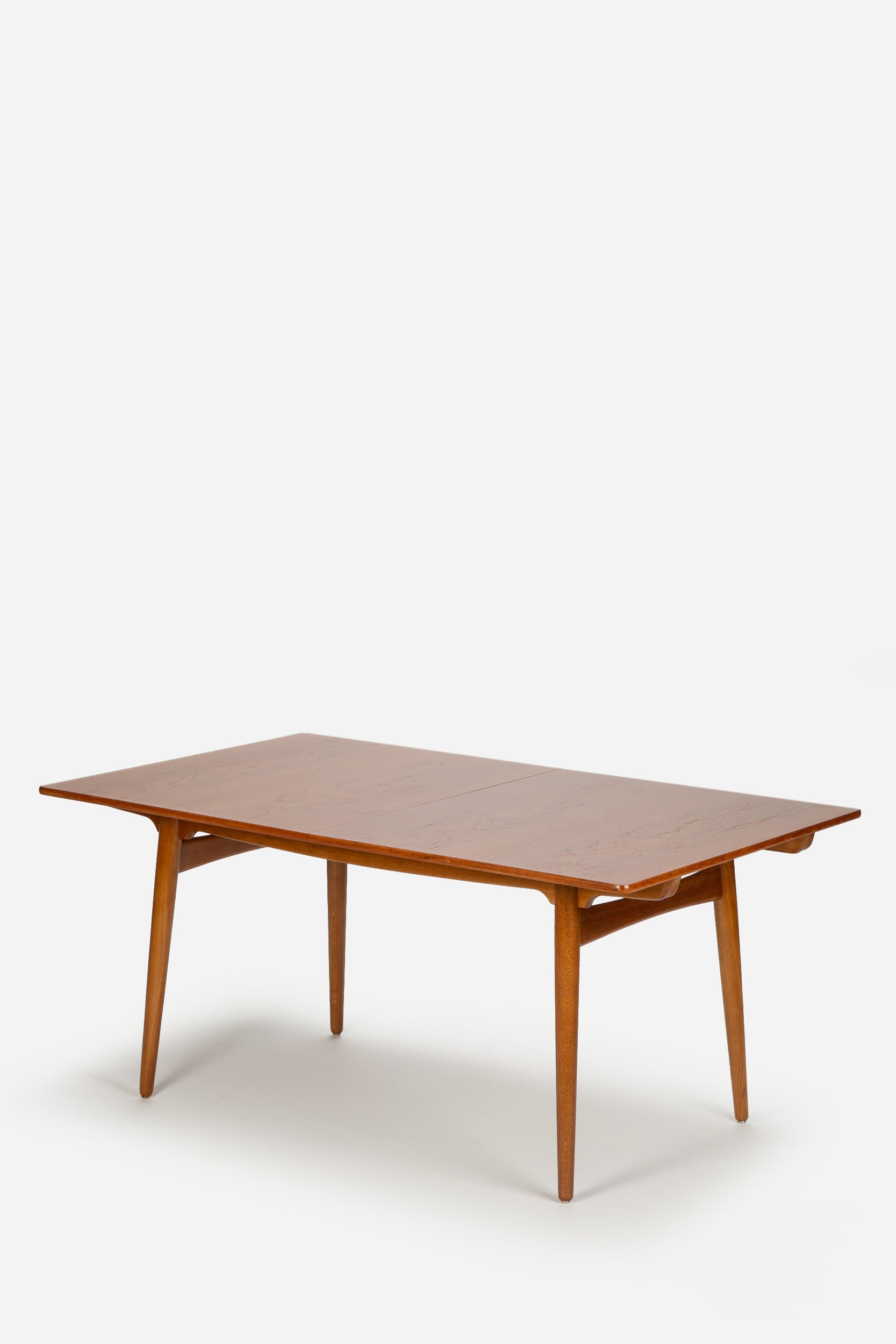 Hans Wegner Dining Table Teak Oak Extendible Okay Art