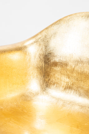 Blattvergoldete Eames Armlehnen-Schale