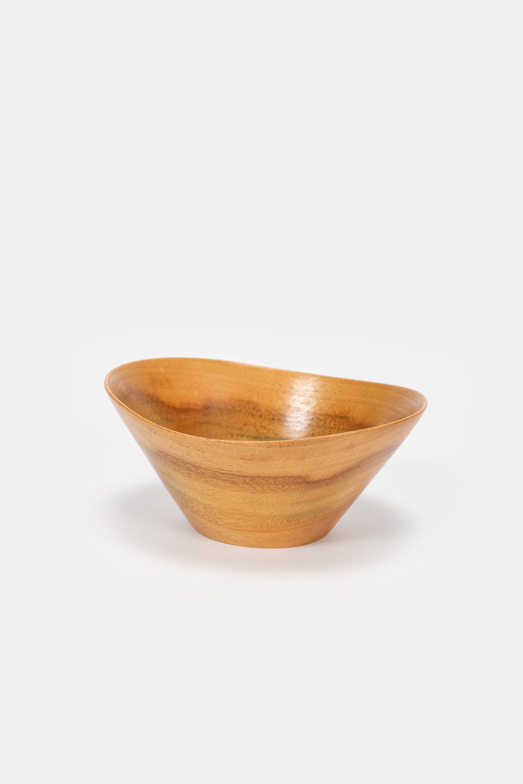Kleine Holzschale, Handgedrechselt, Schweiz, 50er