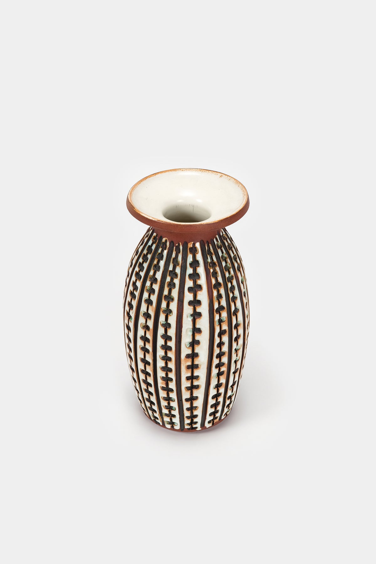 Guy Sydenham, Studio Keramik Vase, Terracotta, Poole Pottery, England, 60s