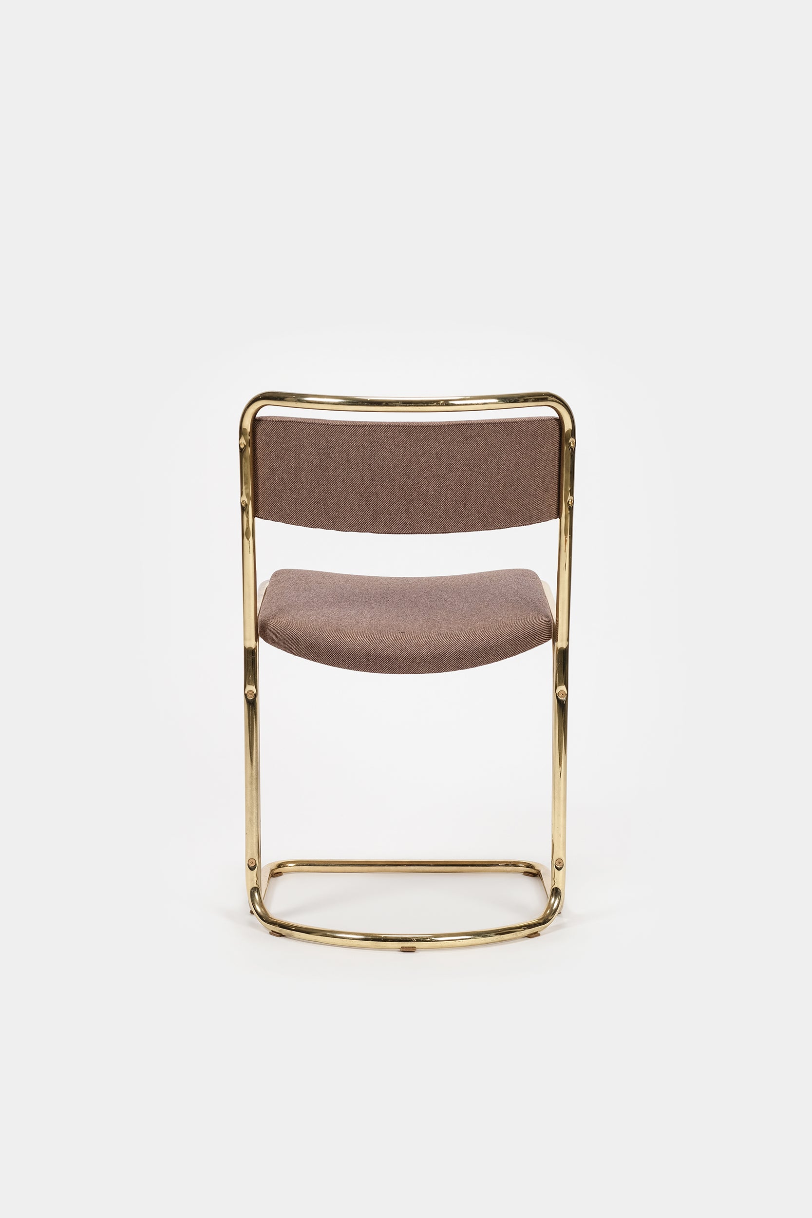 Chair with Brass Frame, Italy, 70s