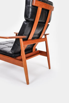 Arne Vodder, Lounge Chair, Leather, 50s