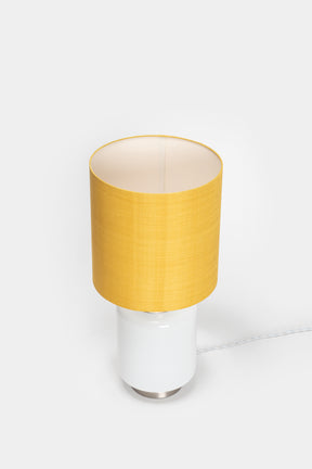 Stilnovo Glass Nickel Table Lamp, 60s 