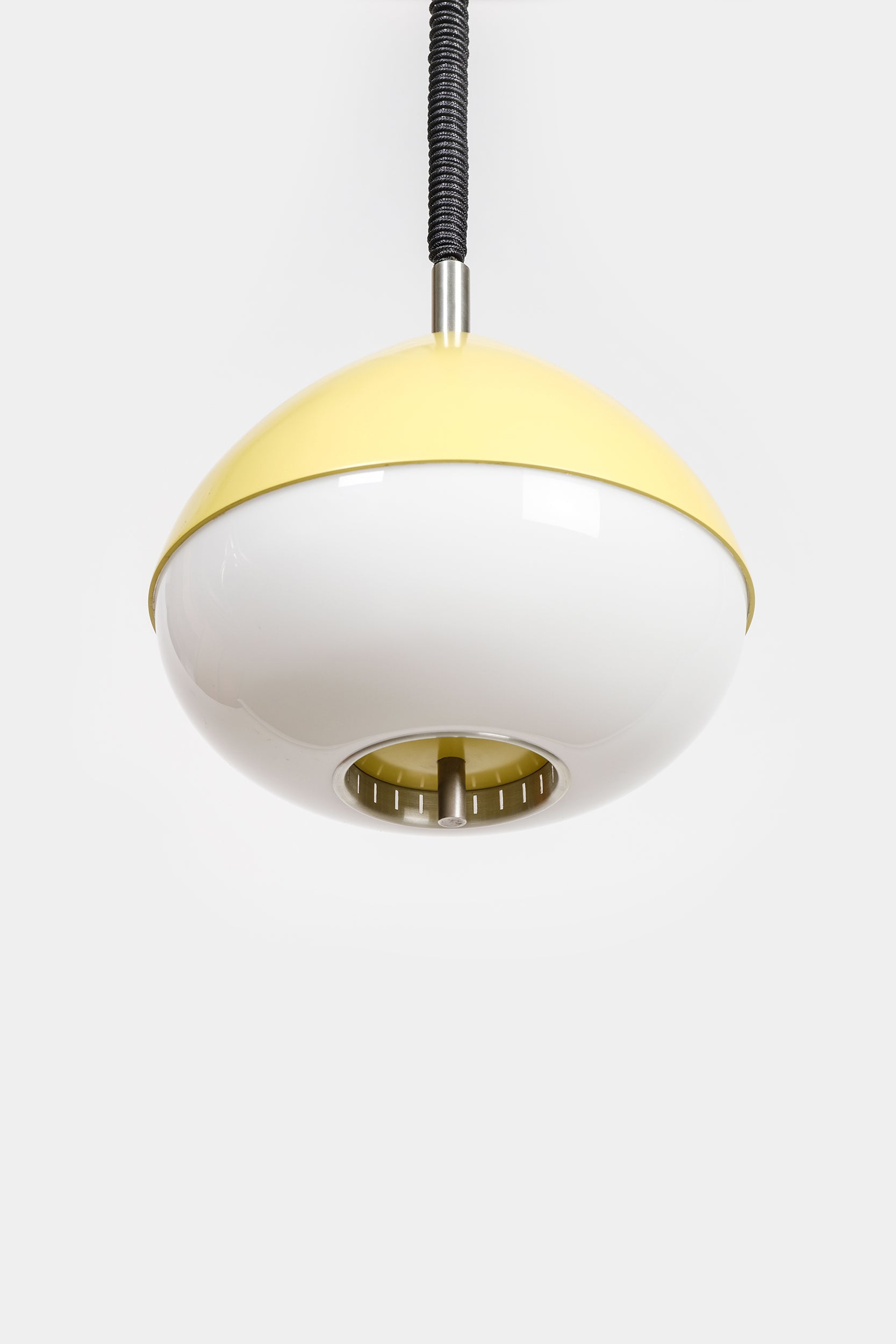Stilnovo Attr. Height-adjustable ceiling lamp, Italy, 50s