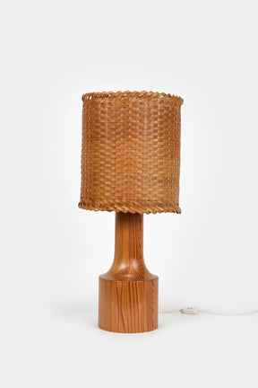 Table Lamp Pinewood, ESA, Denmark, 60s