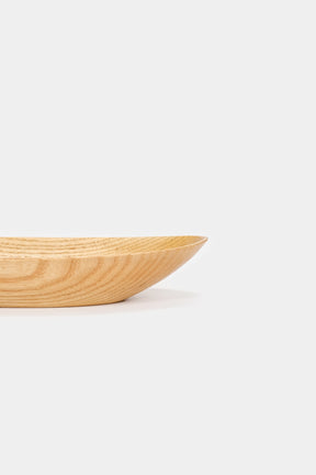 Hand-carved ash wood Bowl, 60s