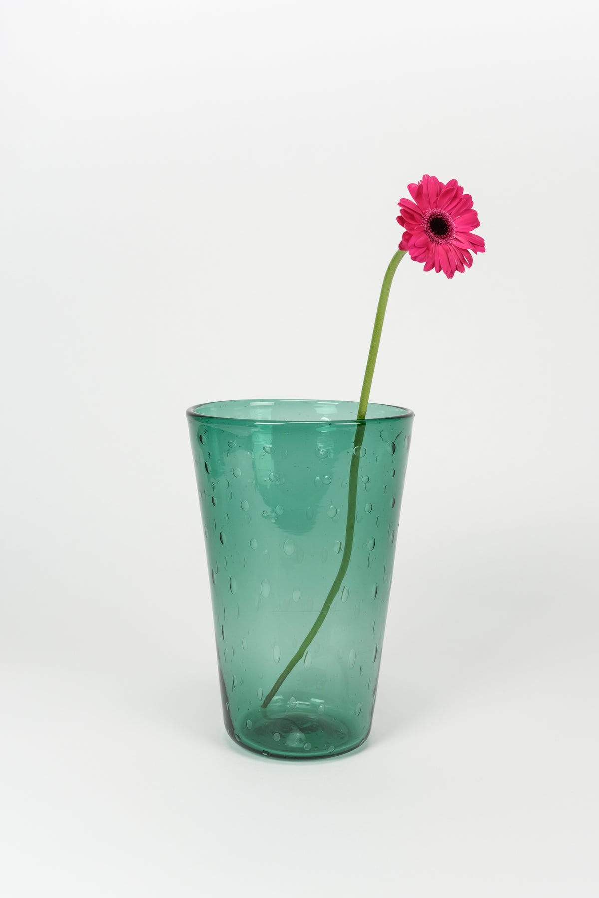 Italian Vase Vetro Verde di Empoli, 60s
