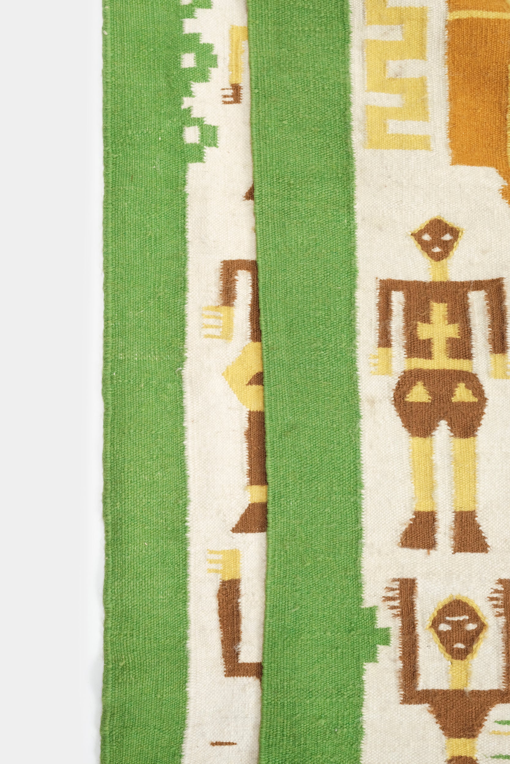 African woven carpet 70s