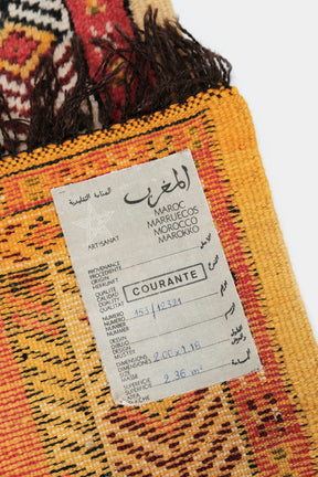 Marokkanischer Knüpfteppich Wolle 20er Jahre