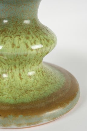A Freymond ceramic bowl with column base 70s