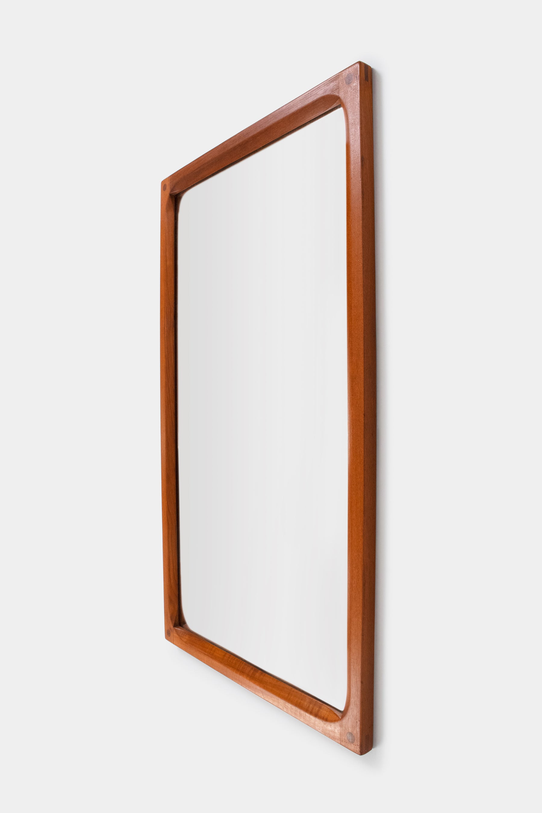 Teak Mirror, Aksel Kjelsgaard, Odder, Denmark, 60s