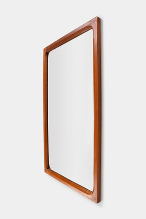 Teak Mirror, Aksel Kjelsgaard, Odder, Denmark, 60s