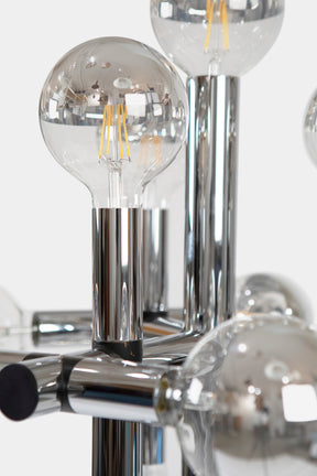 Mégal molecular lamp, floor lamp, Robert Sonneman, Switzerland, 70s