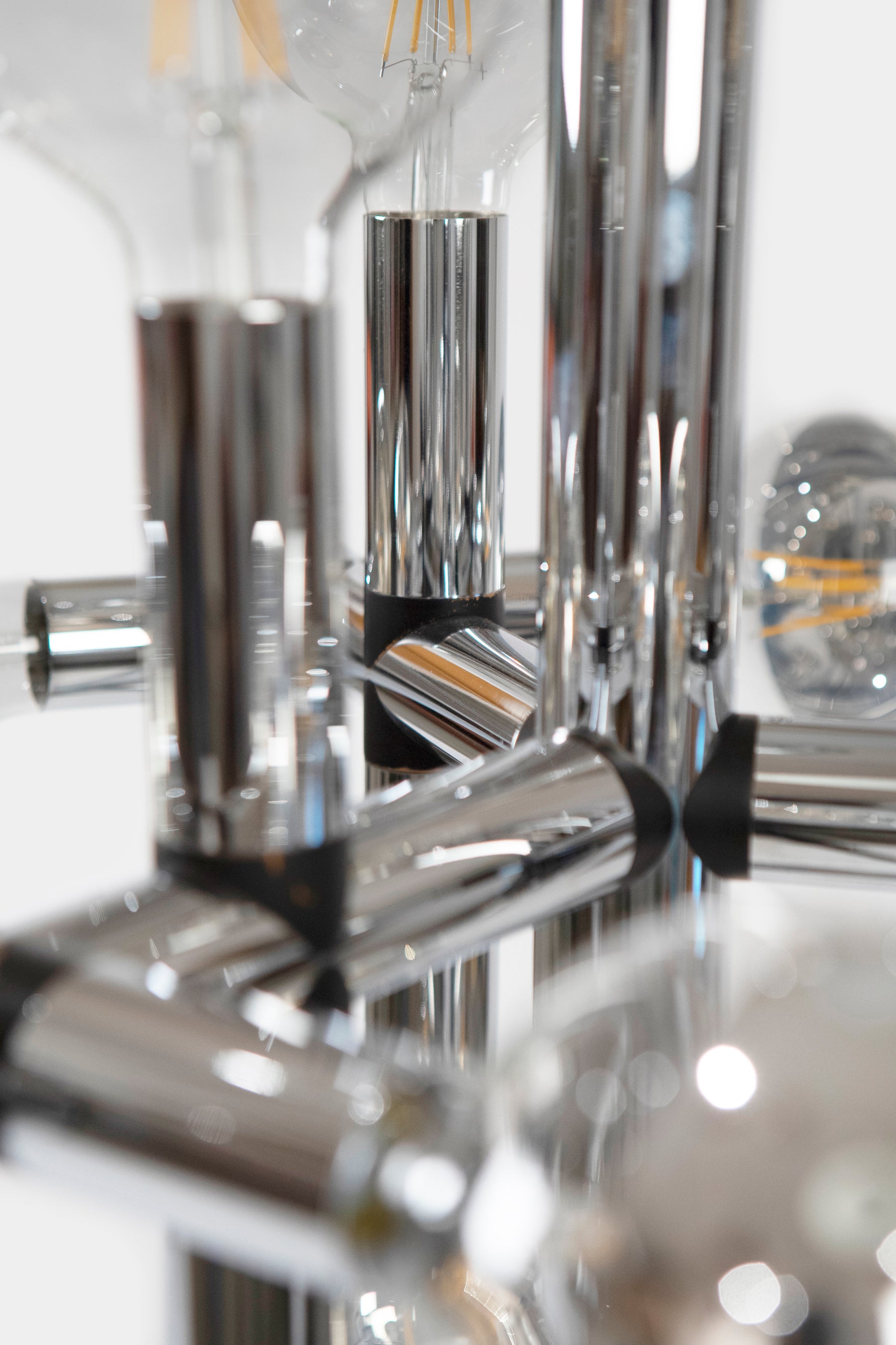 Mégal molecular lamp, floor lamp, Robert Sonneman, Switzerland, 70s