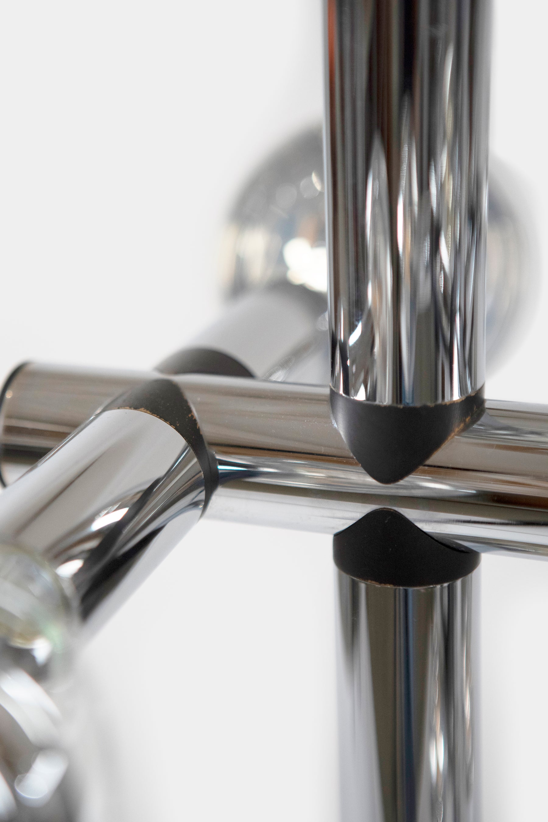 Mégal molecular lamp, floor lamp, Robert Sonneman, Switzerland, 70s