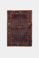Kamseh, Persian Hand-Knotted Carpet, 20s