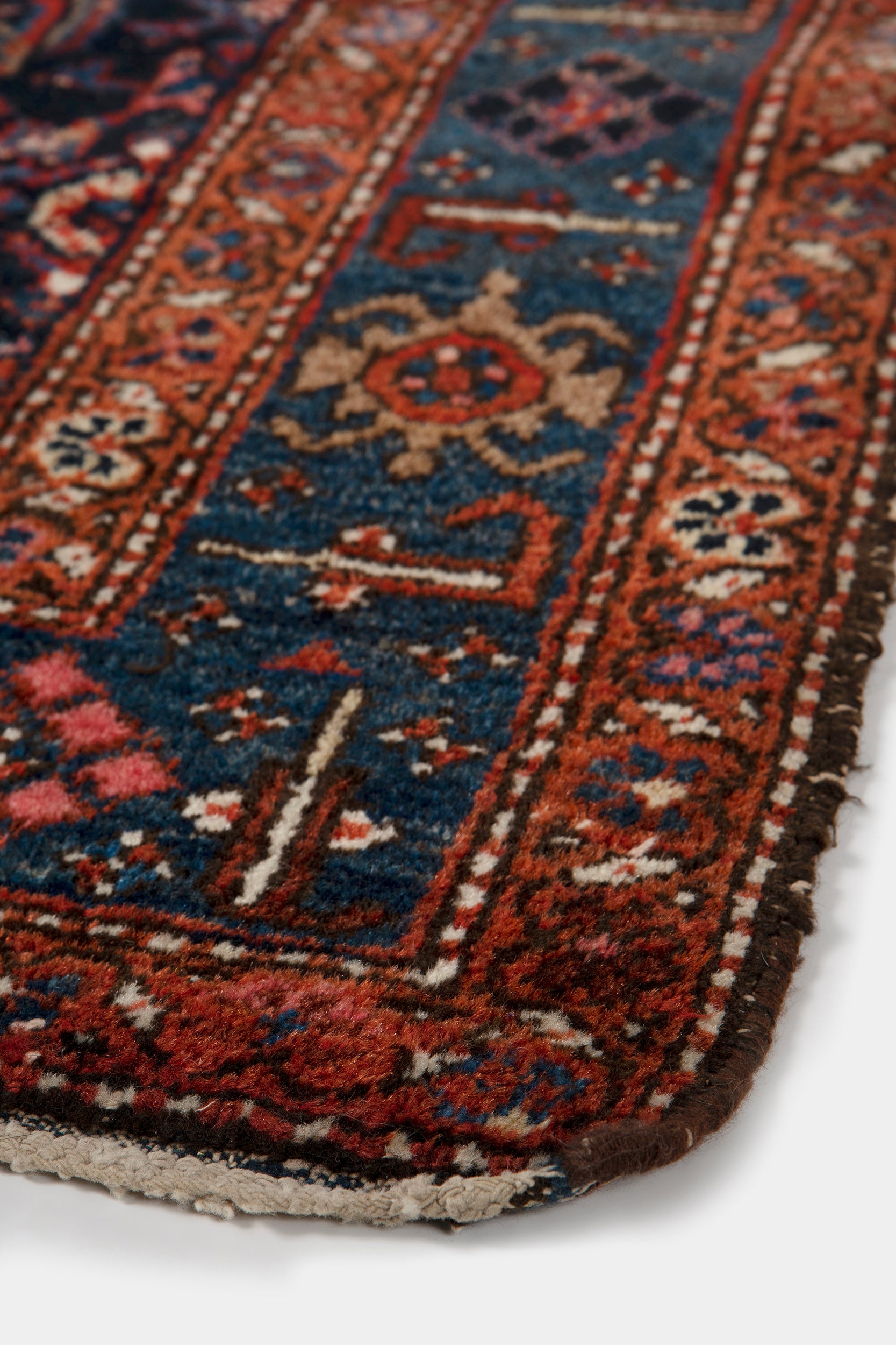 Kamseh, Persian Hand-Knotted Carpet, 20s