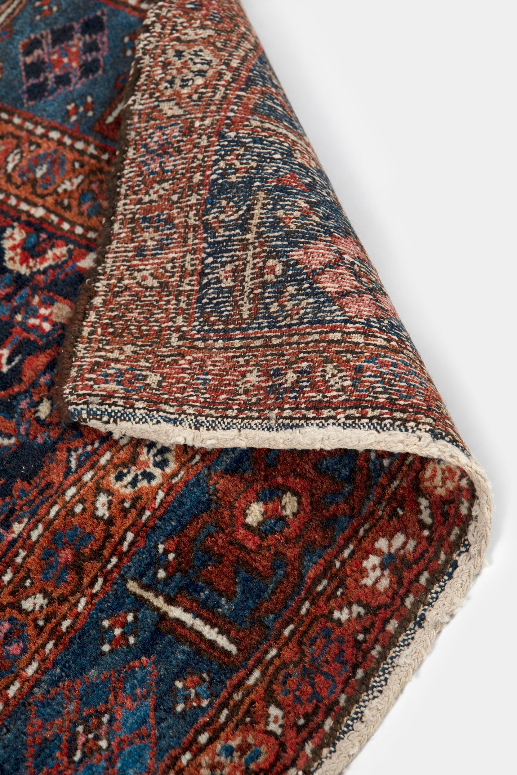 Kamseh, Persian Hand-Knotted Carpet, 20s