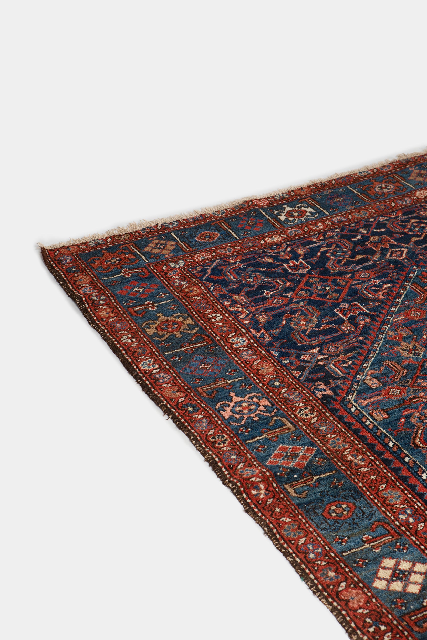 Kamseh, Persian Hand-Knotted Carpet, 20s