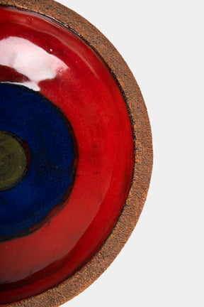 Alvino Bagni, Ceramic Plate, Raymor, Italy, 60s