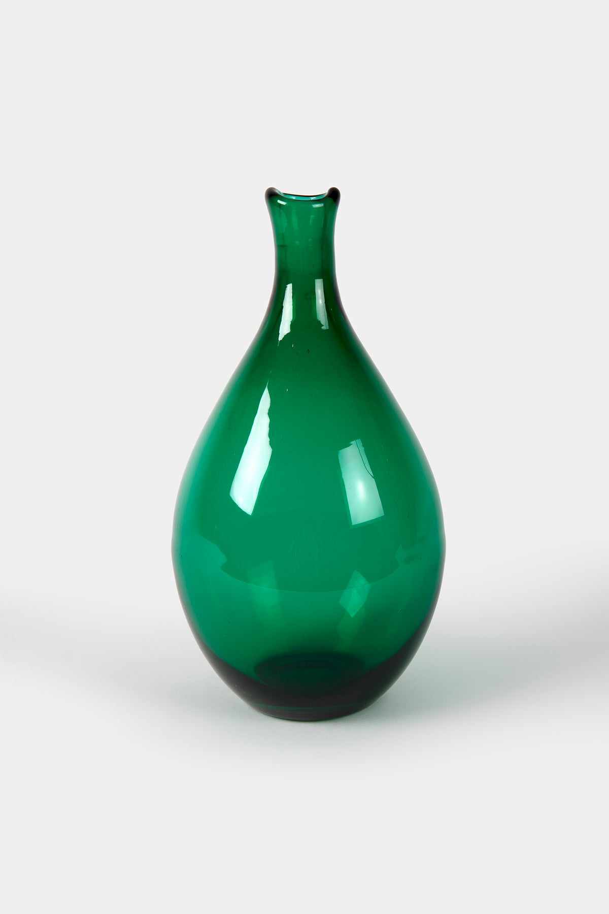 Monica Bratt, Reijmyre Glasbruk, Grüne Vase, Schweden, 50er