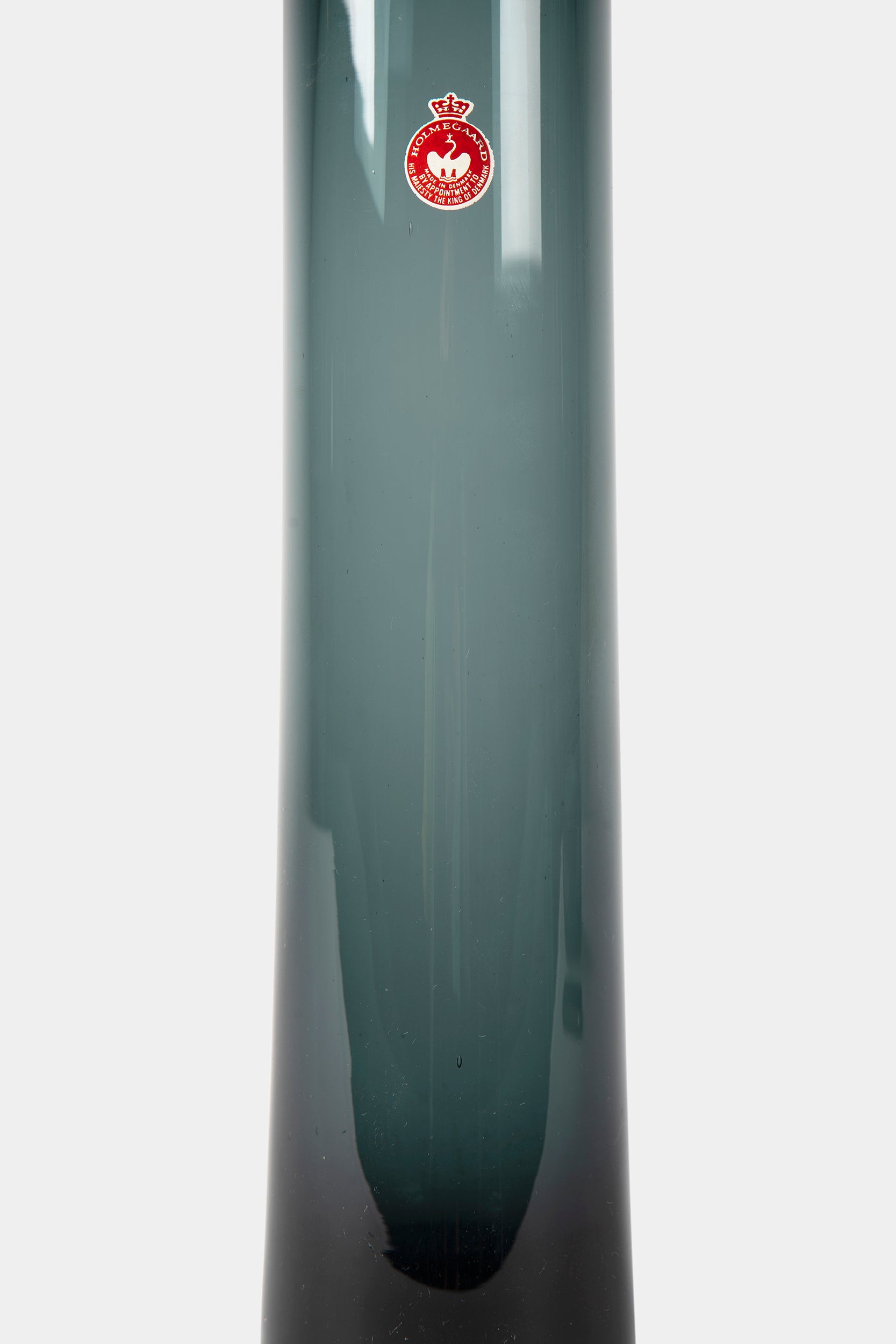 Per Lütken, Holmegaard, Chimney Glass Vase, Denmark, 60s