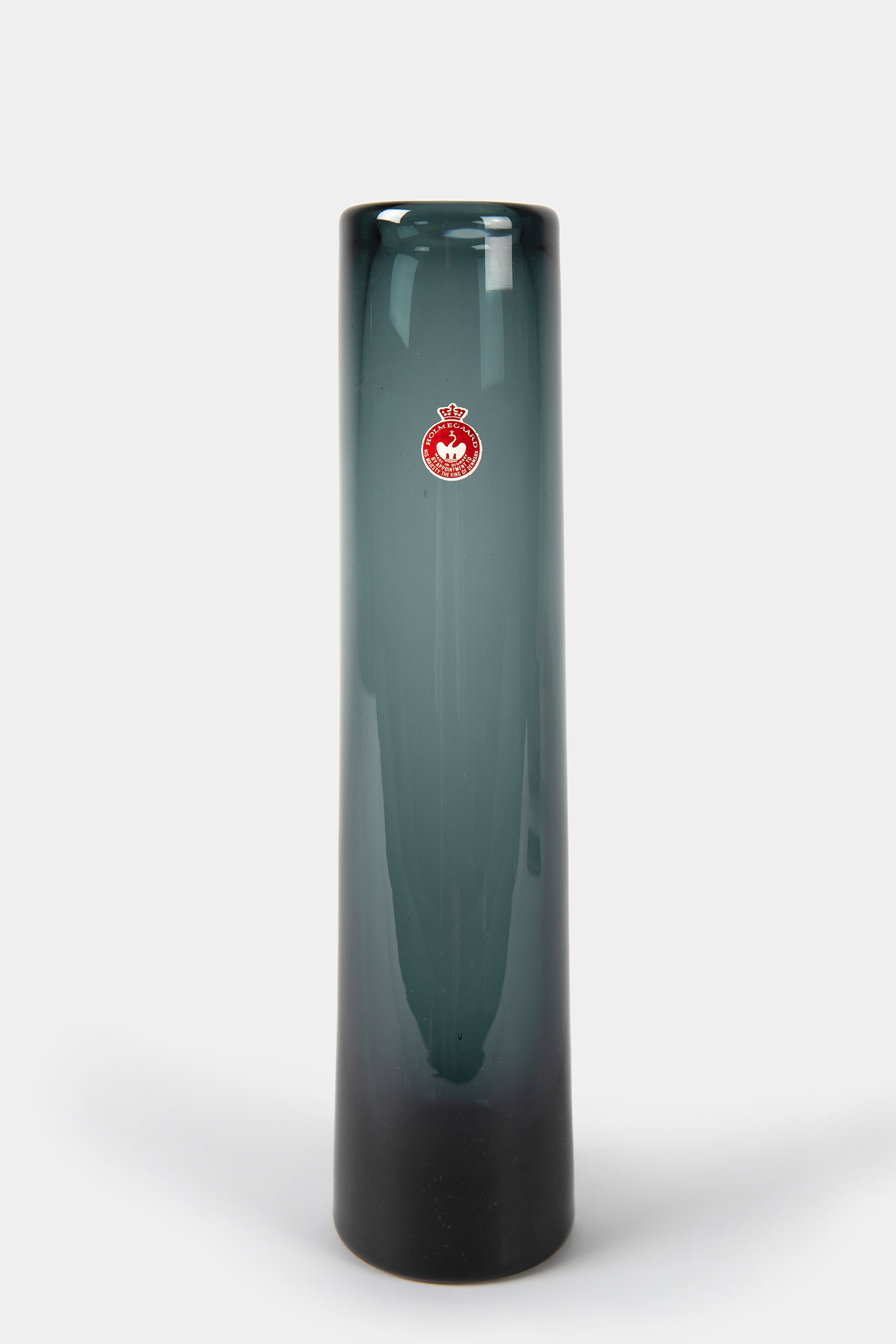 Per Lütken, Holmegaard, Chimney Glass Vase, Denmark, 60s