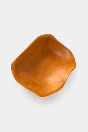 Anthroposophical Handmade Wooden Bowl, 40s