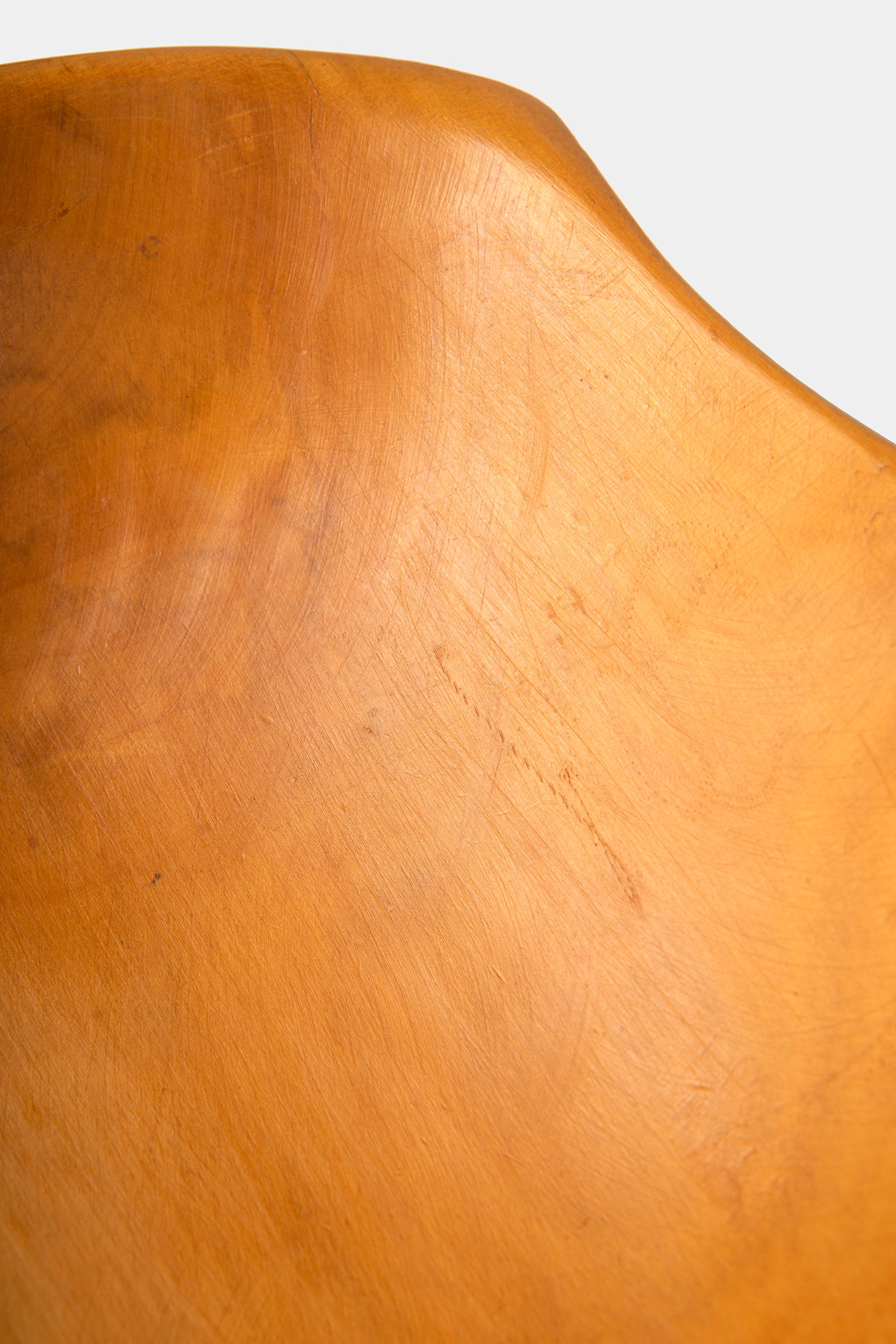 Anthroposophical Handmade Wooden Bowl, 40s