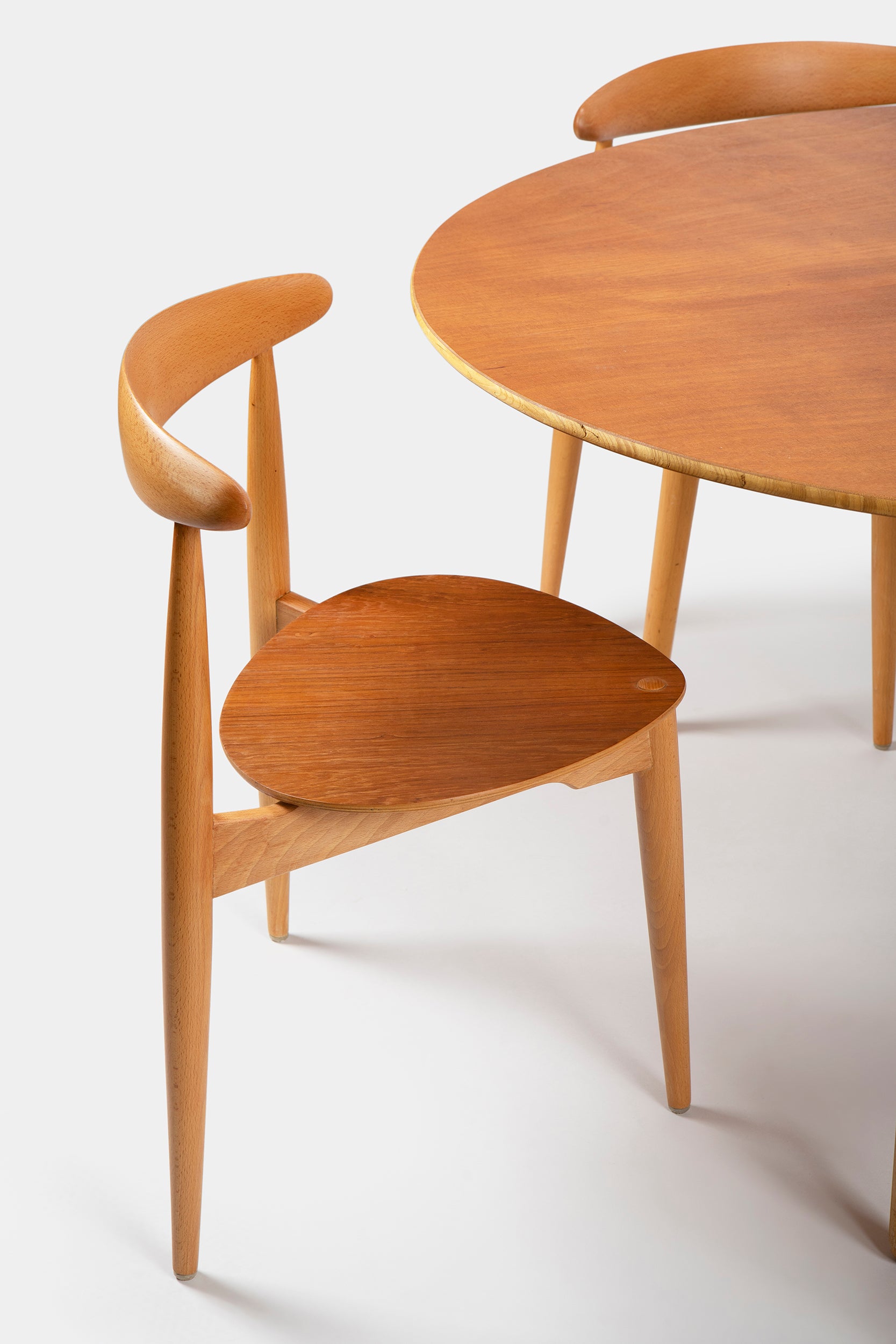 Hans Wegner, Essgruppe "Heart Group", Fritz Hansen, 50er