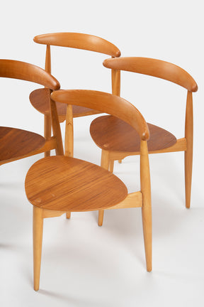 Hans Wegner, Essgruppe "Heart Group", Fritz Hansen, 50er