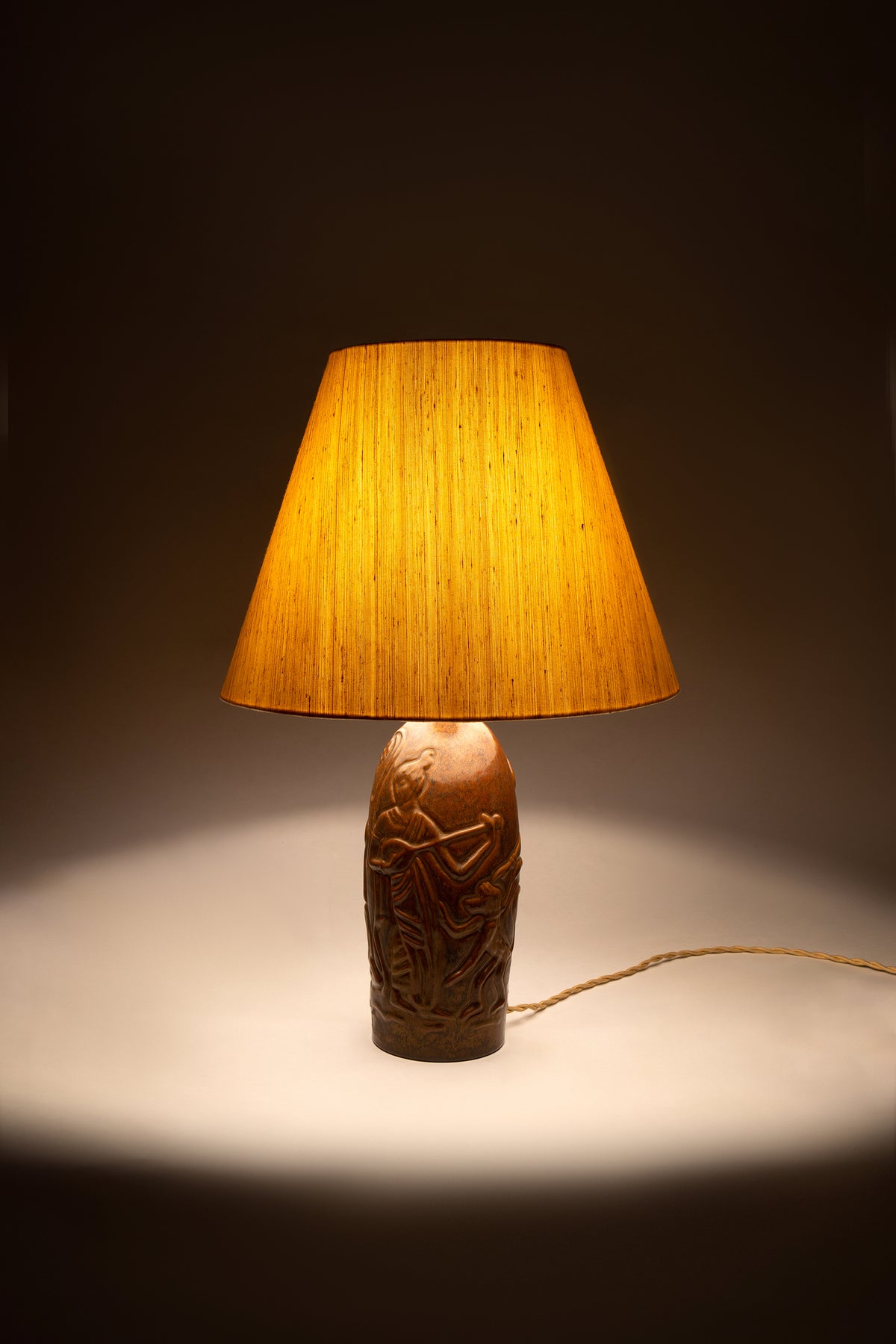 L. Hjort, Hjorth Pottery Bornholm, Lampe 655, Dänemark, 50er