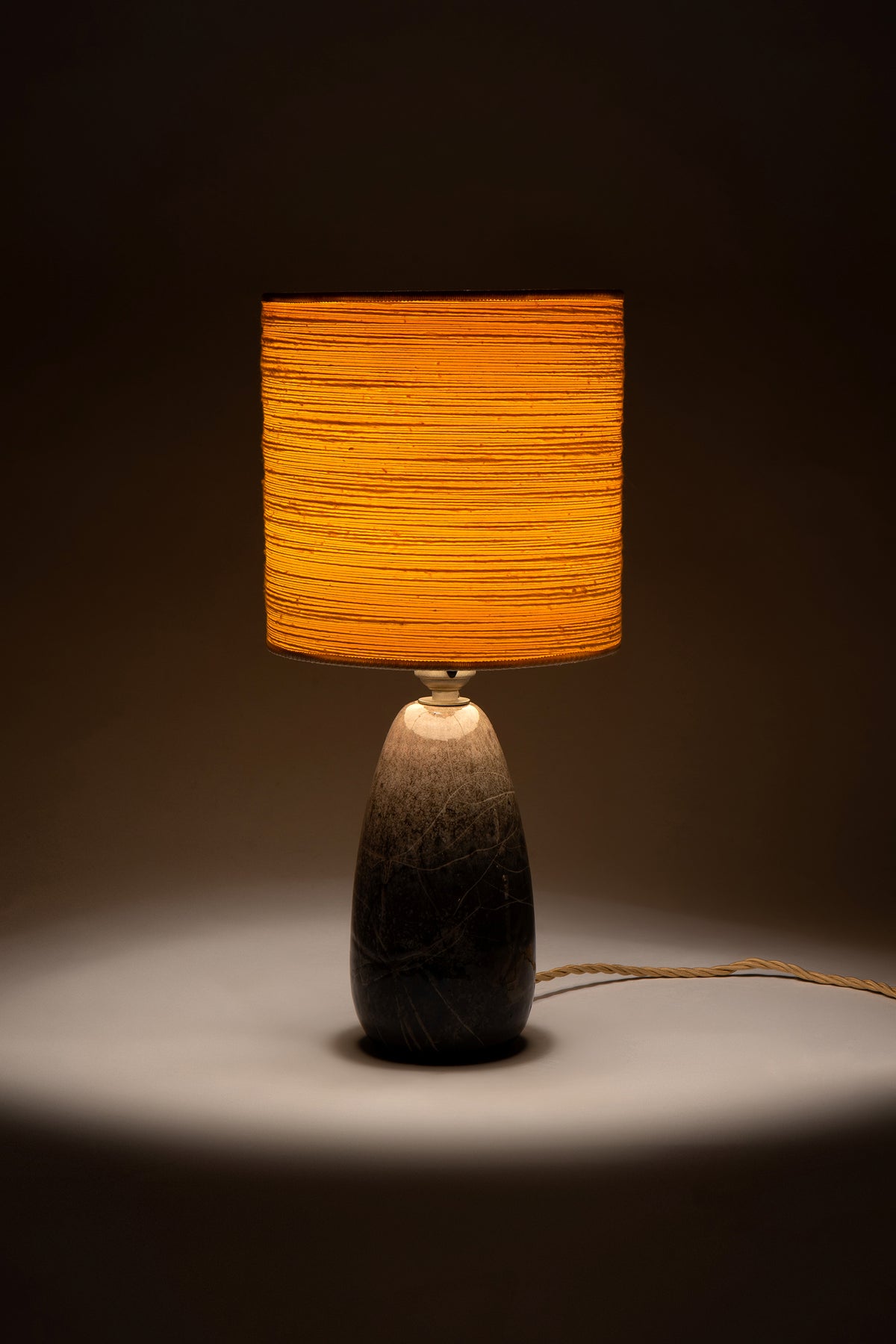 Attr. Benno Geiger Keramik Lampe, 60er