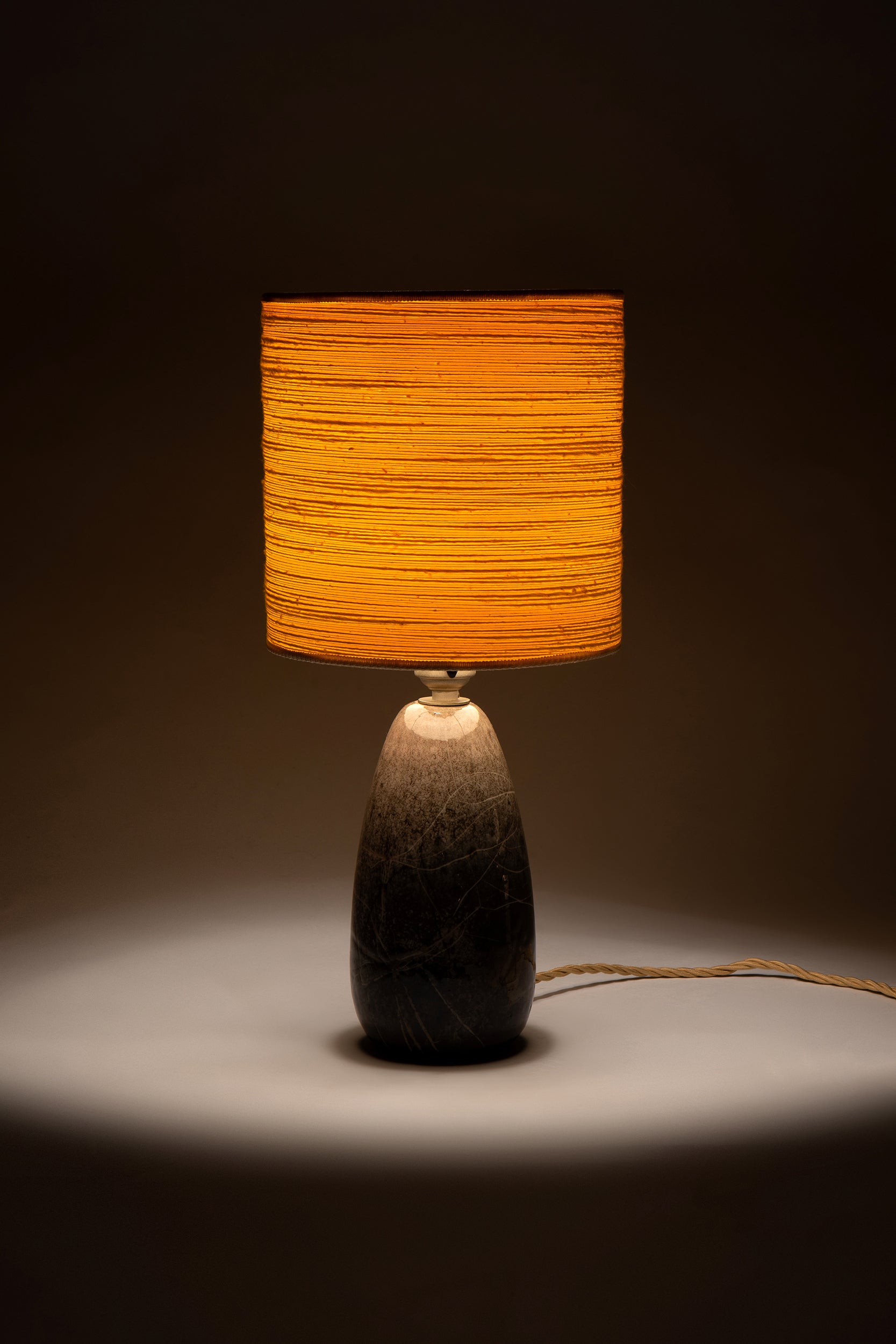 Attr. Benno Geiger Keramik Lampe, 60er