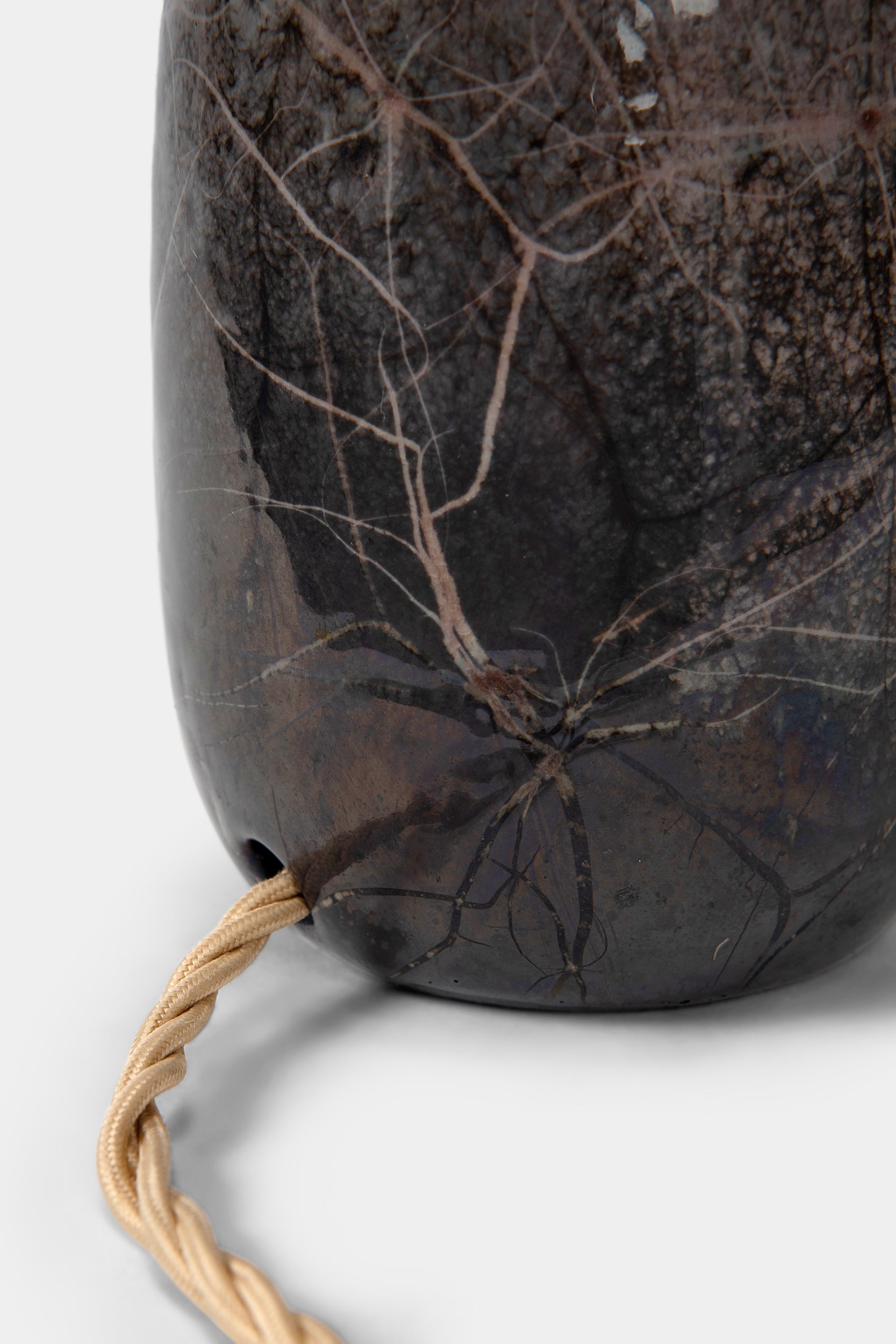 Attr. Benno Geiger Keramik Lampe, 60er